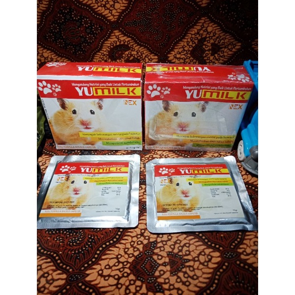 Yumilk susu hamster,vitamin hamster