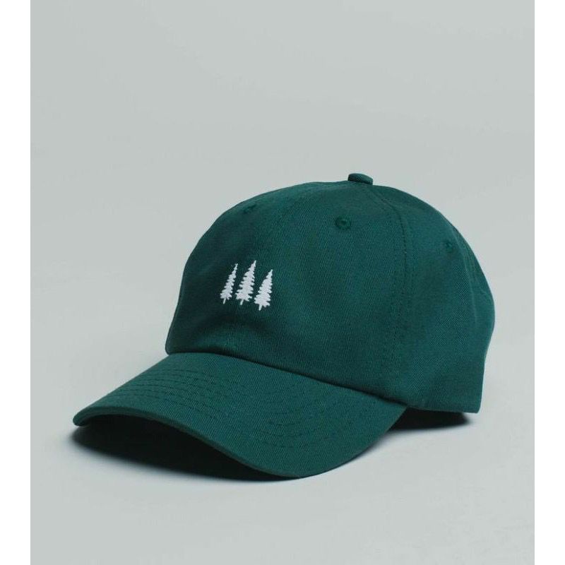 Topi baseball kaktus cream-Cemara ijo