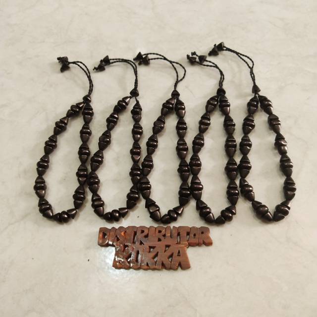 ( SUPER MURAH ) Grosir 5 pcs gelang kokka kaukah kaokah fukakah koka tangkup halat donat hitam