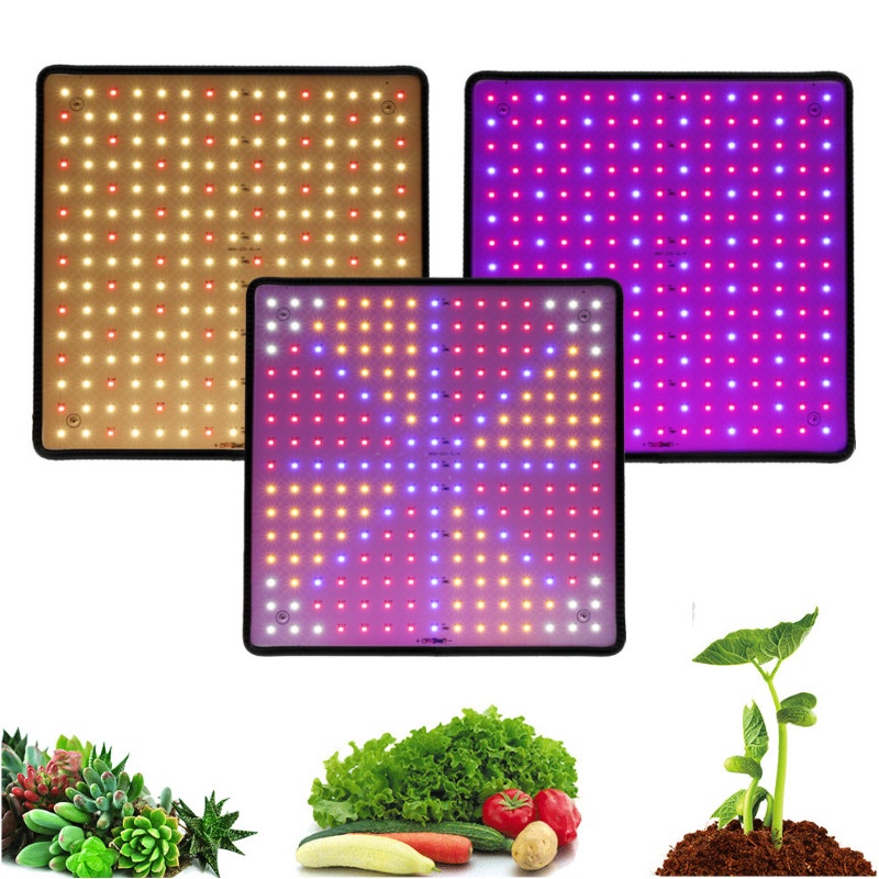 Lampu Tanaman led 225butir indoor greenhouse fill light Spektrum Penuh Cahaya Pertumbuhan Tanaman 1000W