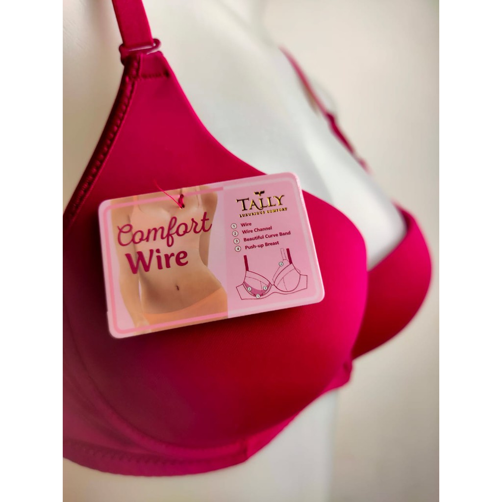 Push Up Bra Tally 7109 | Bra Busa Tebal dengan Kawat dan Bahan Nylon yang Nyaman