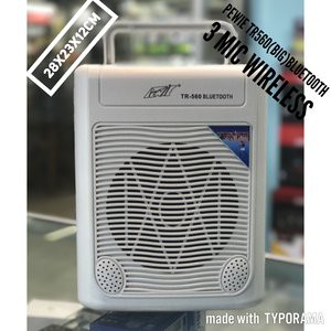Jual PA wireless speaker meeting Toa speaker usb Pewie TR560 BIG Limited