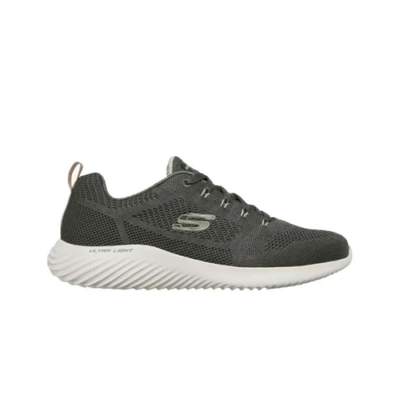 Skechers Sport Bounder Olive Sepatu Pria