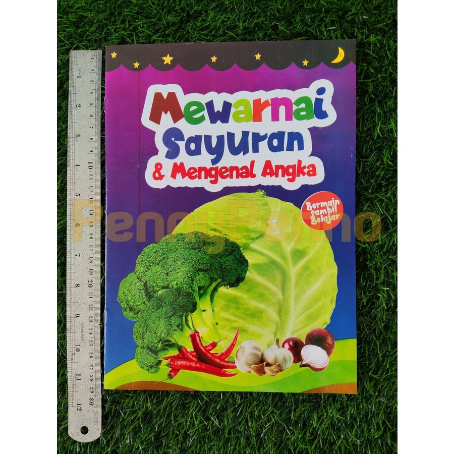 

JC - Buku Mewarnai Buah - Buahan / Sayuran (Uk 28,5cm X 21cm)