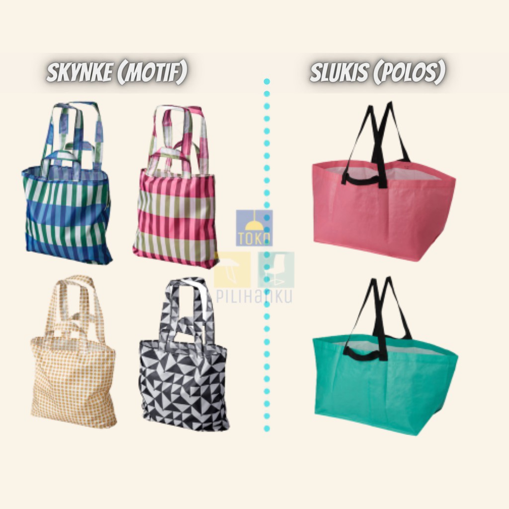 

[SLUKIS/SKYNKE] Tas Kantong Belanja Tote Bag Goodie Bag Laundry Bag Shopping Bag