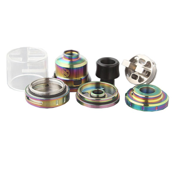 Augvape Merlin Mini 24 RTA Atomizer - warna RAINBOW [Clone]