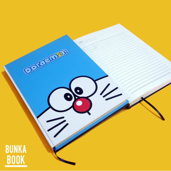 

Unik Note Book Doraemon Hardcover Kertas Bergaris A5 Limited