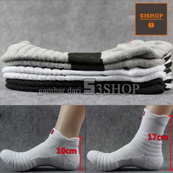 Kaos Kaki Pendek Jumbo Big Olahraga Basket Gym Sports Premium Socks