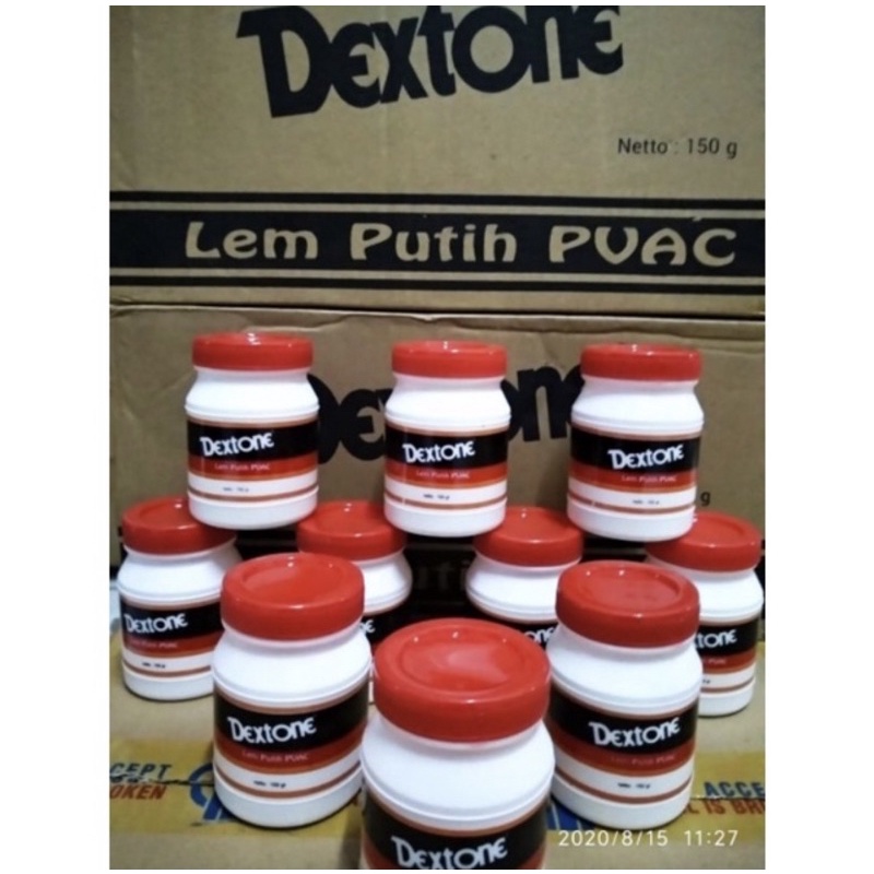

lem Dextone putih / lem Putih PvAc/ lem Kayu /Kertas /koraltex/Plamur tembox