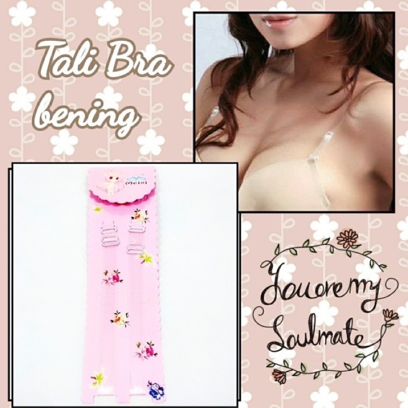 tali bra bening san san box tali bh bening transparant high quality meixi