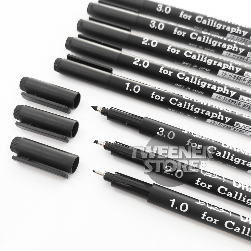 

Snowman Calligraphy Pen 1.0 atau 2.0 atau 3.0 | Tinta Hitam Kaligrafi