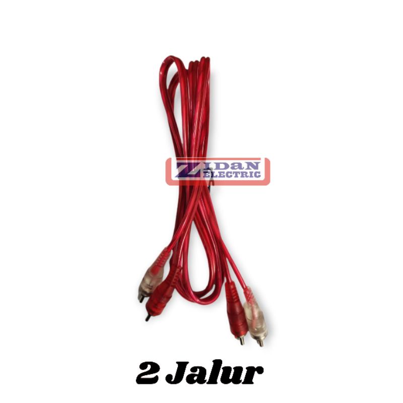 Kabel RCA Audio Video Aux 1,5m 1.5 5 Meter Jack 1 in 1 2 in 1 / Jack 1 2 3 Jalur Lovov