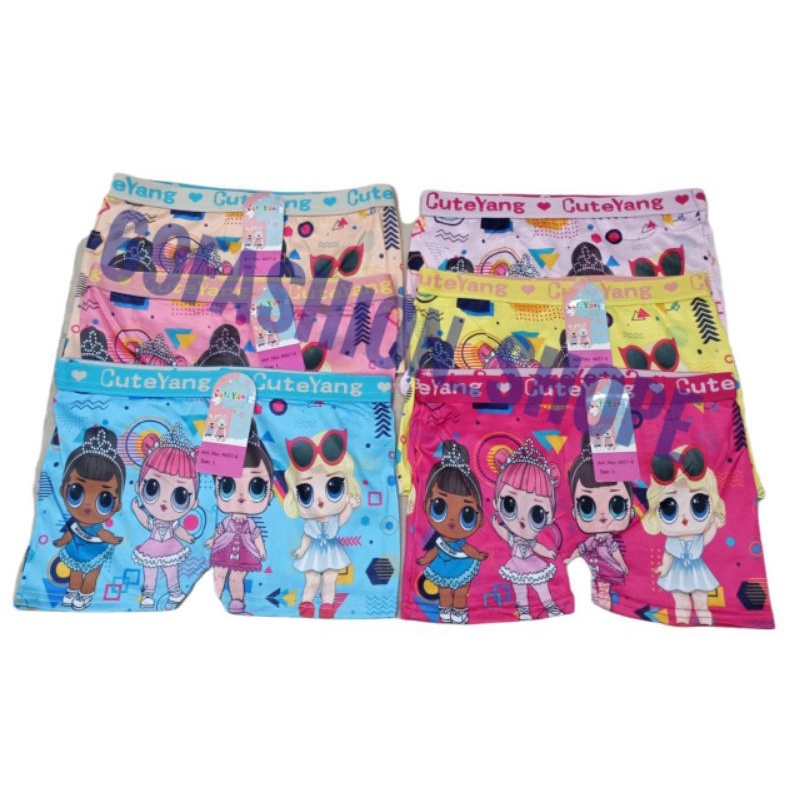 6PCS BOXER ANAK GROSIR MURAH BRANDED HARGA 6PCS /CD BALITA DAN ANAK/ CELANA DALAMA ANAK LAKI-LAKI PE