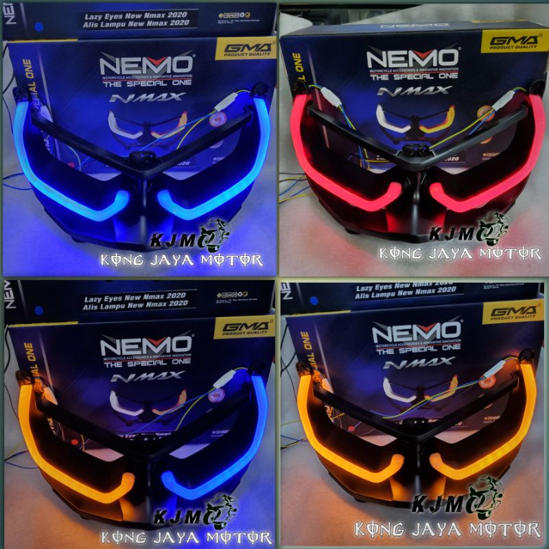 Lampu Alis Nmax New 2020 Plus Frame Alis Nmax New NEMO