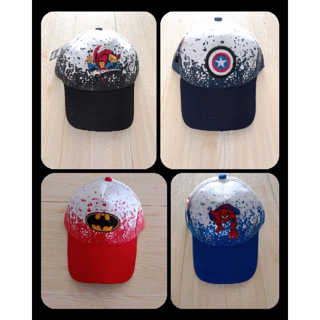 Topi Anak Karakter Marvel Avengers Spiderman