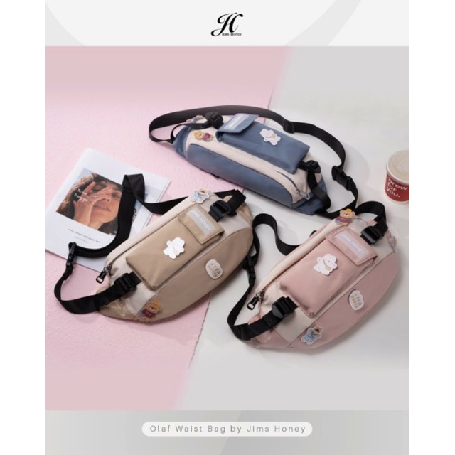 [OFFICIAL JIMSHONEY TANGSEL] TAS SELEMPANG JIMSHONEY OLAF WAIST BAG • JH OLAF WAIST BAG • TAS PINGGA