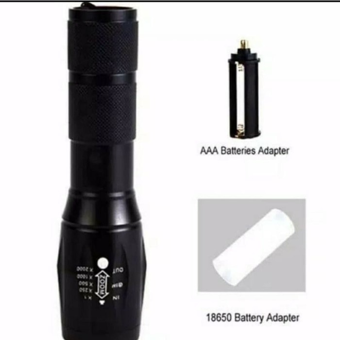 XM-L2 Senter Super Terang 8000 Lumens Senter Zoom Senter Camping ACC