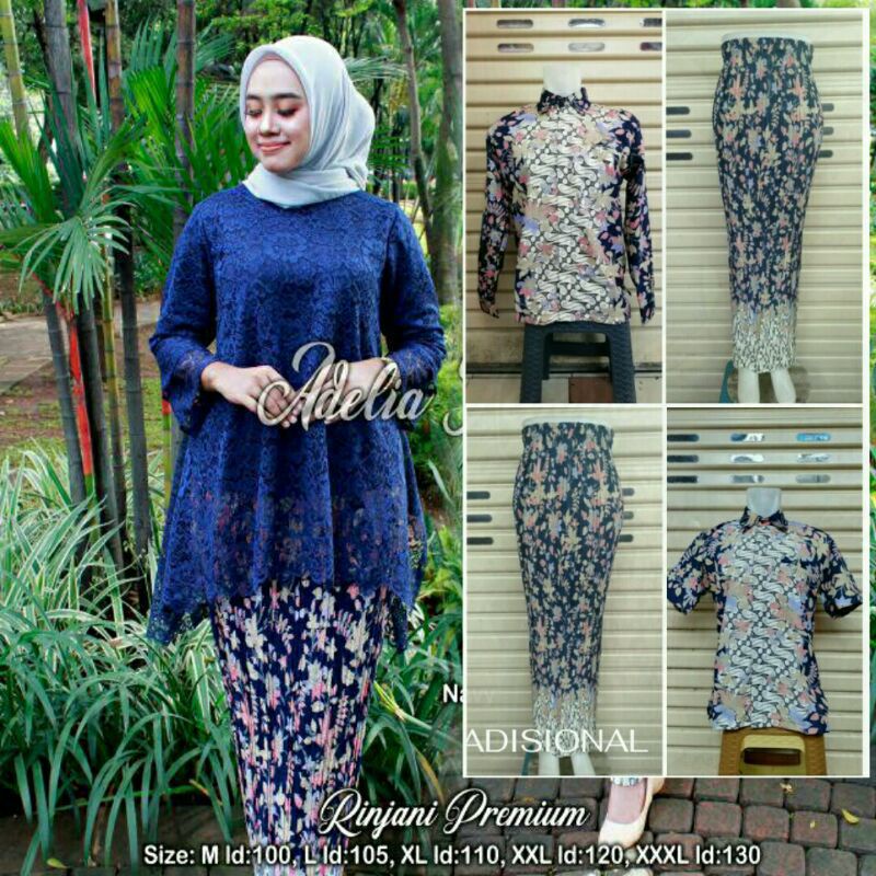 COUPLE RINJANI BRUKAT / KEBAYA /KEBAYA COUPLE BATIK PRIA/ BATIK COUPLE/KEBAYA MODERN/KEBAYA WISUDA