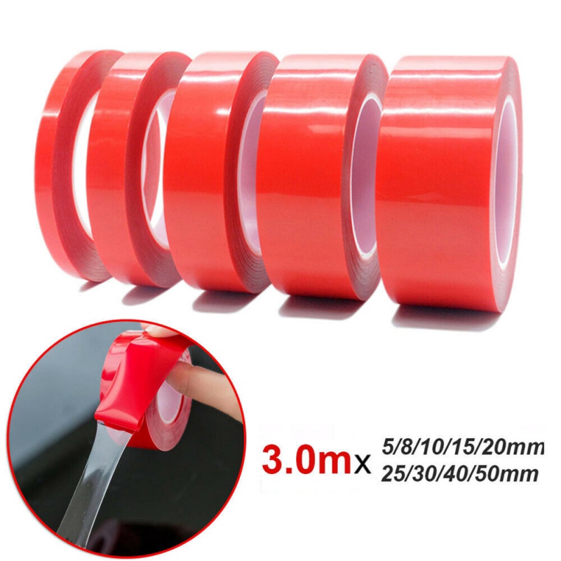 3M Double-Sided Clear Transparent Acrylic Foam Adhesive Tape