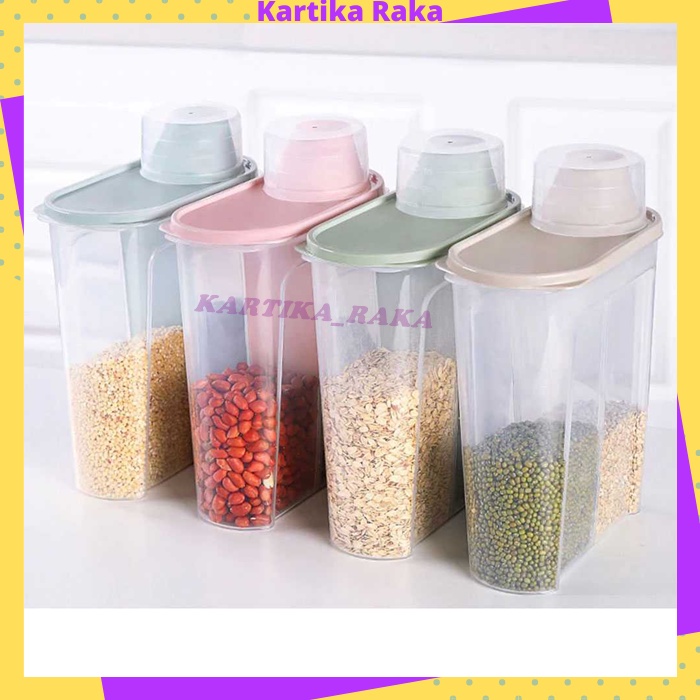 KR Toples Wadah Tempat Penyimpanan Makanan Food Storage 1PCS