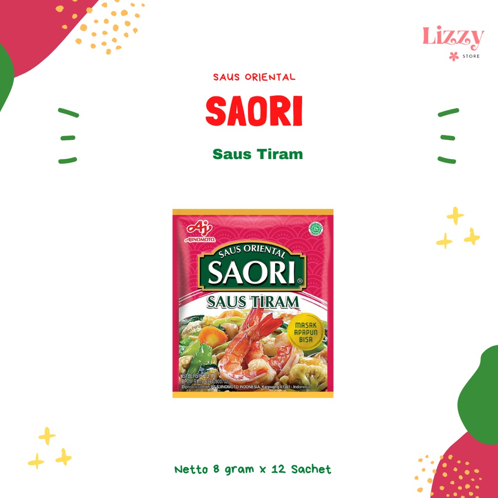 

Saori Saus Tiram Oriental Ajinomoto Kemasan 23ml x 4 Sachet