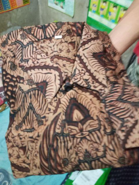 Size M L Xl Xxl Xxxl Bswart Batik Hrb026 Kenongo Hem Pendek Padi Pekalongan M L Xl Batik Pria