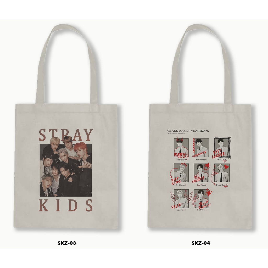 TOTE BAG BLACU - STRAY KIDS