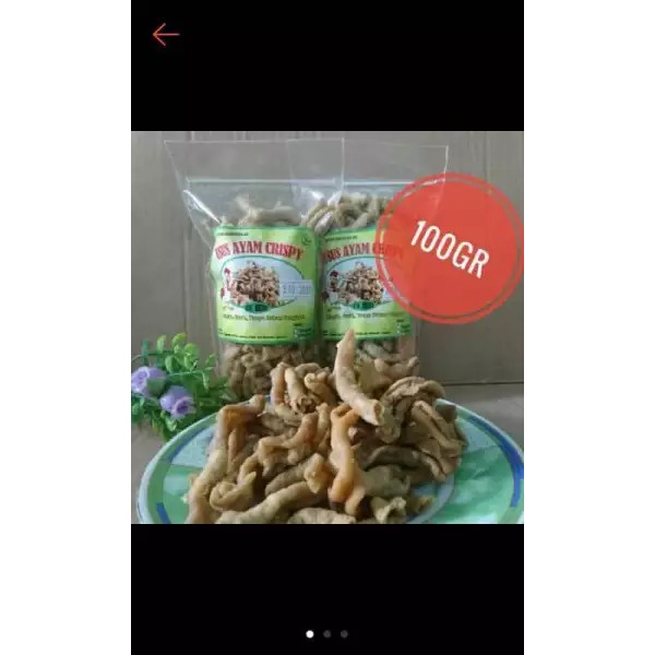 

Usus Ayam Crispy Usus Kriuk Rasa Barbeque 100 gram