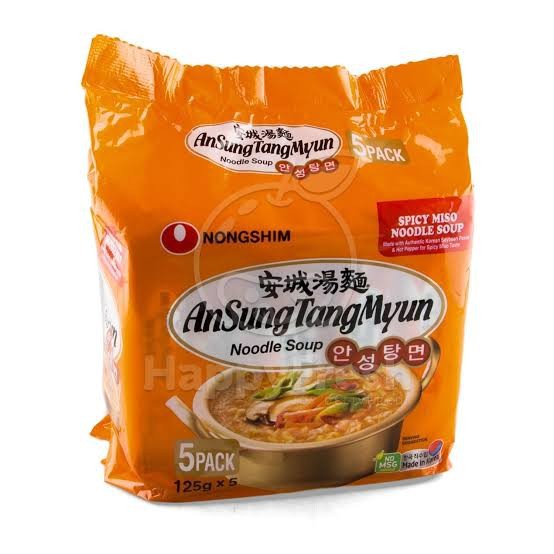 

Nongshim Angsung TangMyum Soup Noodle 1 pak isi 5 pcs