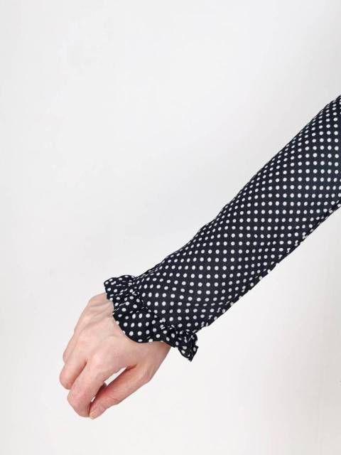 H*m hnm black polkadot print dress