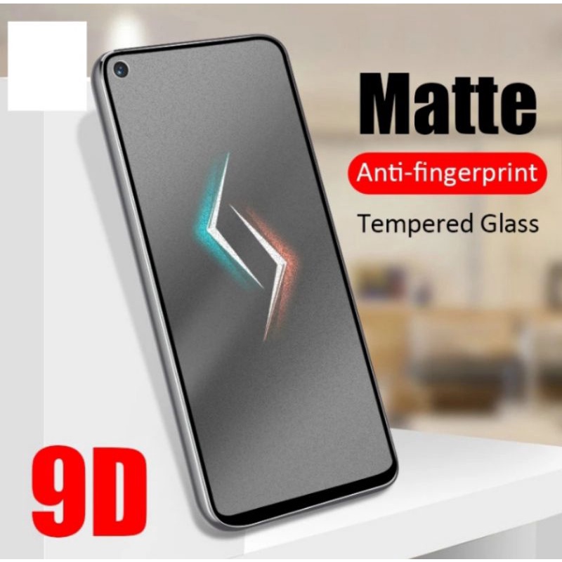 Matte glass full layar Oppo A53 Oppo A53S Oppo A54 Tempered glass Pelindung Layar Handphone