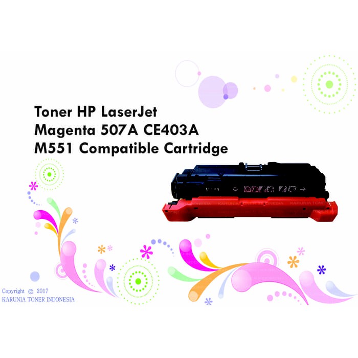 Cartridge Compatible Toner For Printer HP LaserJet Magenta 507A CE403A 500 M551 MFP M575f