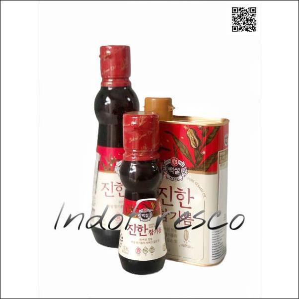 

PREMIUM SESAME OIL KOREA/ MINYAK WIJEN KOREA/ CJ BEKSUL CAMGIREM 110ML