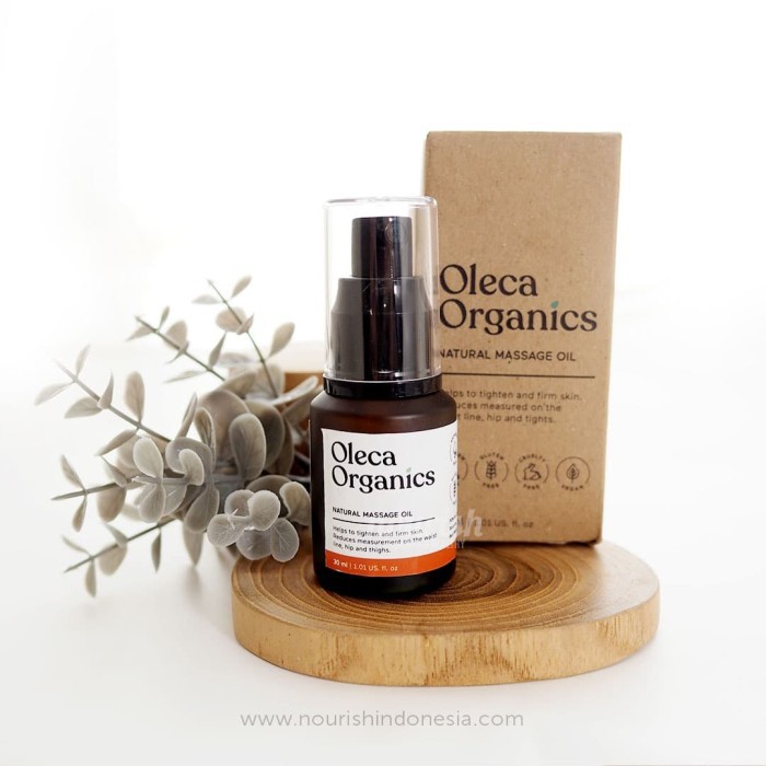 Oleca Organics 30ml Natural Slimming Oil - Minyak Pijat Pelangsing