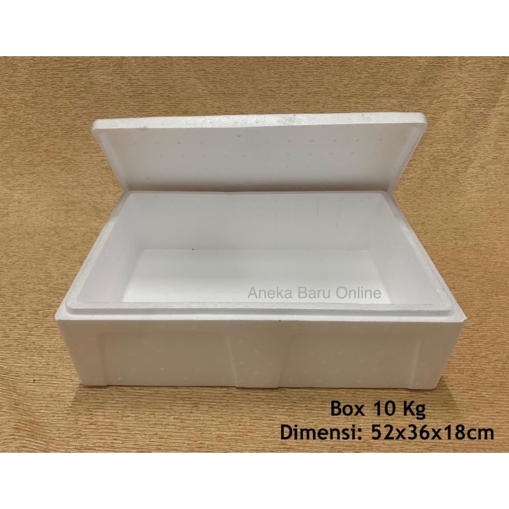 10kg Box Gabus Styrofoam / Sterofoam (52 x 36 x 18cm) - SURABAYA