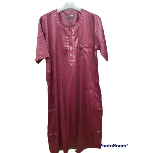 gamis oblong iktifa thobe terbaru kain polyster