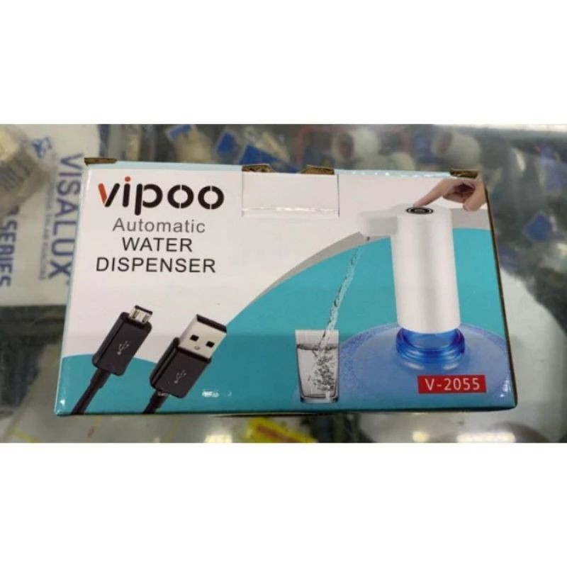 ( Gibro )Vipo Dispenser air galon / pompa galon elektrik / dispenser air elektrik/pompa galon vipoo