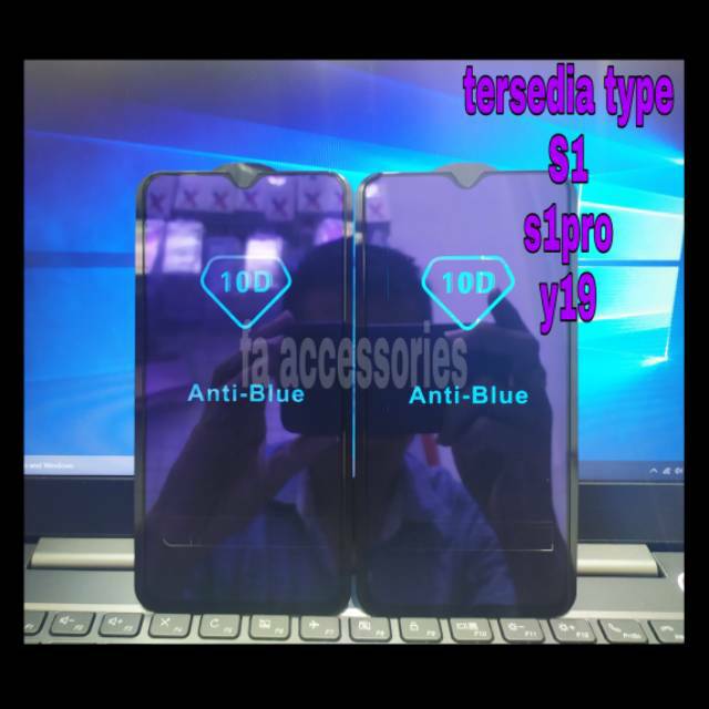 Tempered Glass Bluray Anti Blue Light Full 10D 99D Vivo S1 S1pro PRO Y19 y51 Y51a Y53S a IQOO Z7 Z7I Z7X 11 Z I X 7 2020 Screen