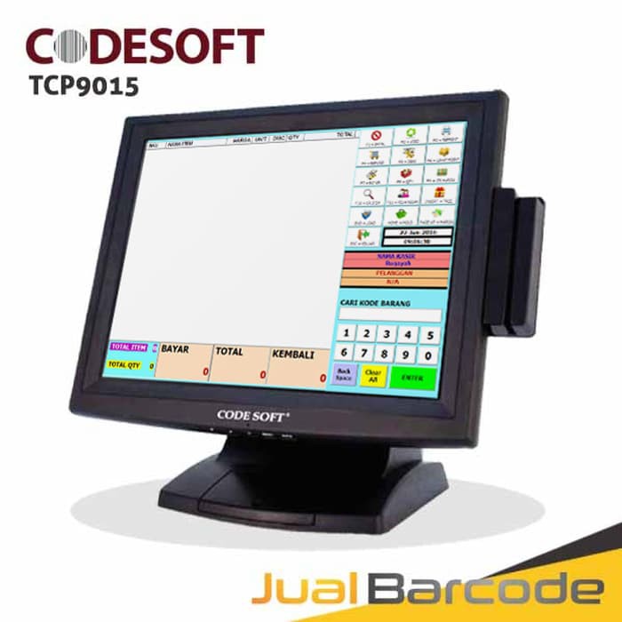 

MESIN KASIR ALL IN ONE POS TOUCHSCREEN CODESOFT TCP-9015 - TCP9015 - TCP 9015