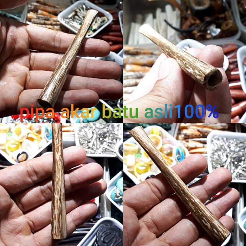 pipa cangklong kayu akar batu asli 100%