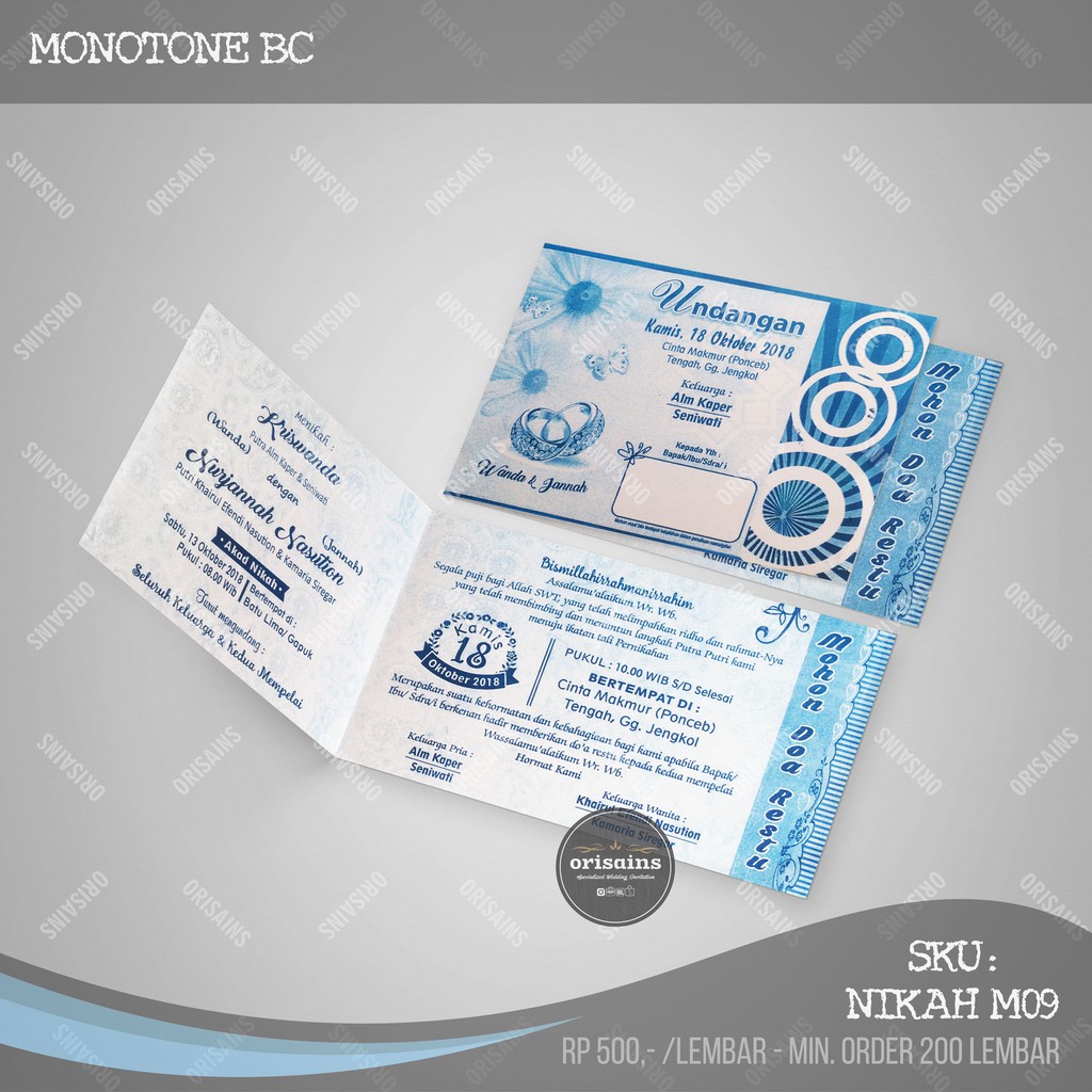 88 Koleksi Contoh Undangan Pernikahan Orang Tua Almarhum Gratis