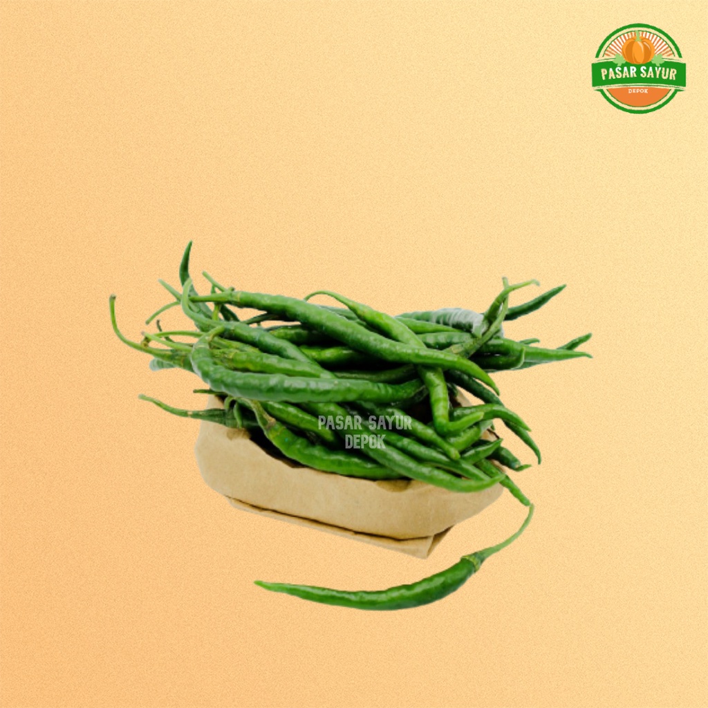 

CABAI HIJAU KERITING SEGAR / CABE HIJAU ( 100gr )