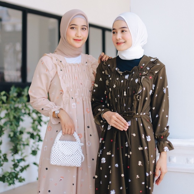 (RPA) GAMIS MELANISA BUSUI DRESS RAYON UNIQLO