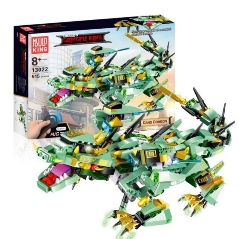 Lego Block Ninja Dragon Kungfu Naga Hijau