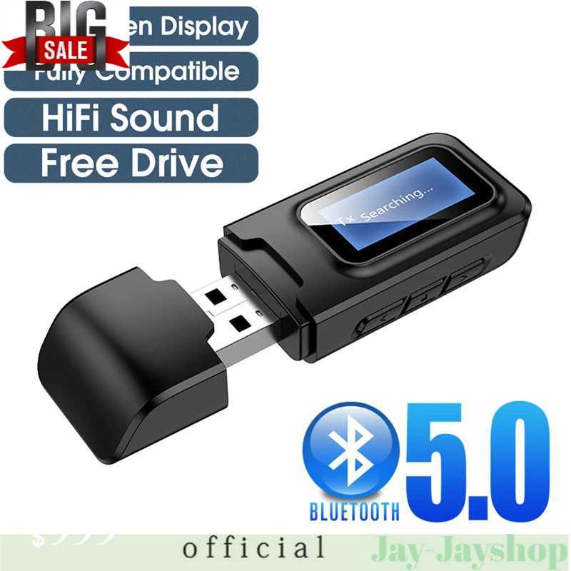 OLLIVAN Audio Bluetooth 5.0 Receiver Transmitter LCD Adapter - OLL3521