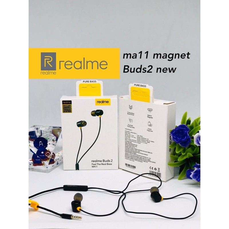 PROMO HANDSFREE REALME MA11 NEW EARPHONE BUDS2 MA-11