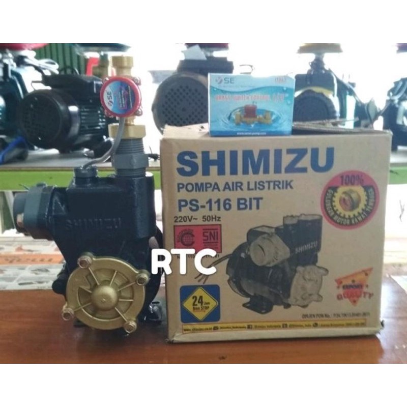 Pompa pendorong shimizu pendorong air toren otomatis flow switch booster pump shimizu