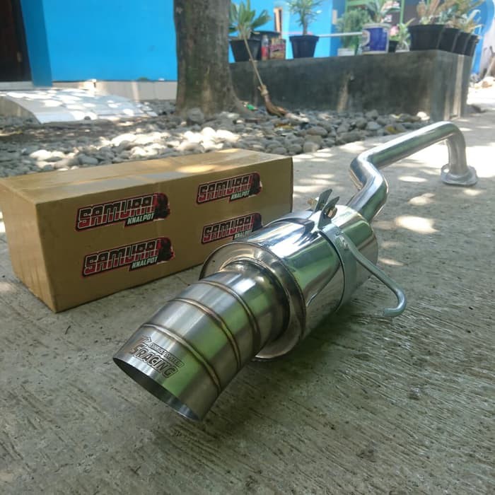 knalpot bolt on Honda Jazz Rs Ge8