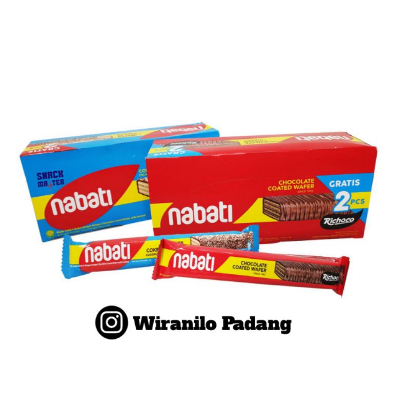 

Nabati Wafer Coated Box Isi 14 Pcs - Wiranilo Padang