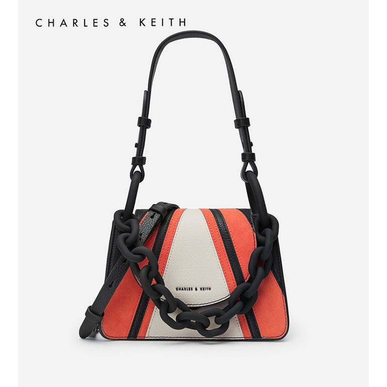 TAS BRANDED ORIGINAL 100% CK CnK C&K Chunky Chain Handle Bag SELEMPANG SLINGBAG CEWEK WANITA IMPOR